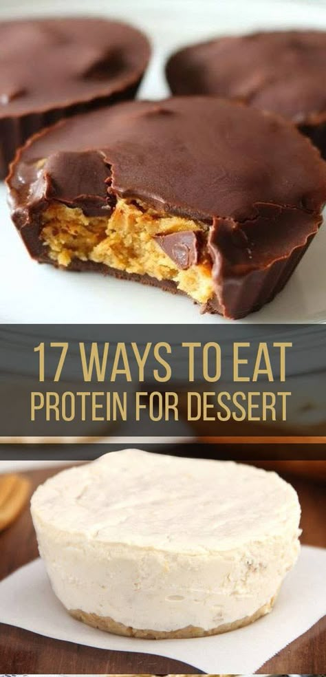 Eat Protein, Weight Watcher Desserts, Dessert Oreo, High Protein Desserts, Desserts Keto, Healthy Protein Snacks, Protein Treats, Protein Powder Recipes, Protein Desserts