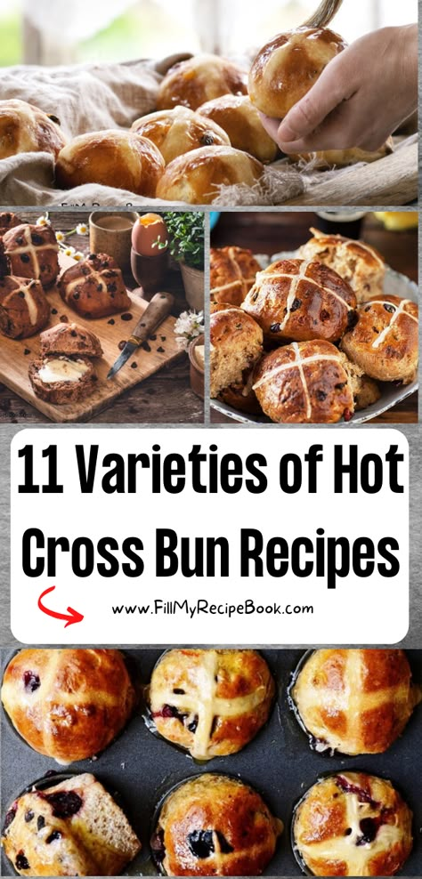 Hot Cross Bun Flavours, Hot Cross Buns Recipe No Raisins, Traditional Hot Cross Buns Recipe, Hot Cross Buns Flavours, Hot Crossed Buns Recipe, Easy Hot Cross Buns Recipe, Easter Bread Recipes, Hot Crossed Buns, Easy Hot Cross Buns