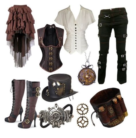 "Steampunk" by cduff4-29-94 ❤ liked on Polyvore featuring Overland Sheepskin Co., women's clothing, women, female, woman, misses and juniors Steampunk Woman Costume, Steampunk Pilot Woman, Steampunk Cosplay Ideas, Steampunk Suits For Women, Women's Steampunk Costume, Steampunk Outfits Women Modern, Steampunk Plus Size Women, Steampunk Outfits Aesthetic, Steampunk Halloween Costumes Women