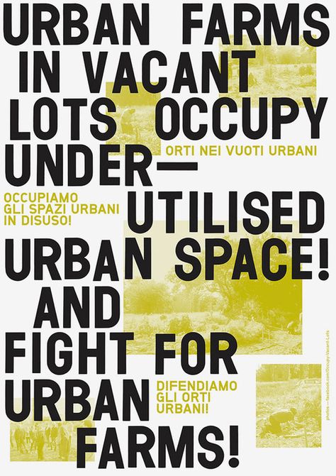 Urban Orchard - studio òbelo Urban Orchard Design, Urban Typography Design, Urban Orchard, Orchard Design, Green Revolution, Poster Series, Creative Graphic Design, Urban Spaces, Urban Farming