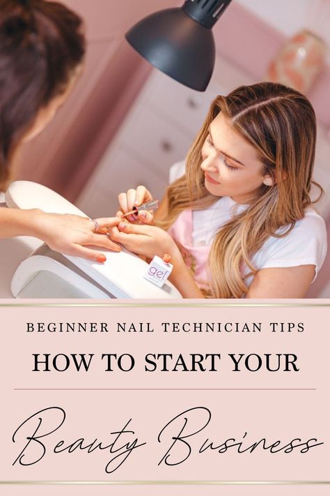 Becoming A Nail Technician, How To Start Nail Business, Nail Tech Aesthetic Job, Nail Technician Tips, Beginner Nail Technician, Beginner Nail Technician Tips, Nail Technician Aesthetic, Mobile Nail Technician, Nail Specialist