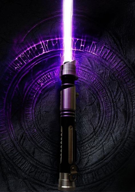 Magenta Lightsaber, Purple Star Wars Aesthetic, Purple Lightsaber Aesthetic, Purple Lightsaber Jedi, Indigo Lightsaber, Star Wars Purple Lightsaber, Lightsaber Aesthetic, Lightsaber Art, Purple Lightsaber