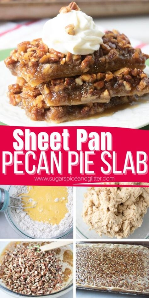 Sheet Pan Pecan Pie, Pecan Slab Pie, Pecan Recipes Deserts, Pecan Bars Recipe, Ready Made Pie Crust, Pecan Pie Bars Easy, Pecan Pie Bars Recipe, Premade Pie Crust, Pecan Pie Cake