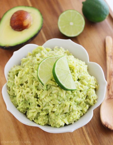 Avocado Lime Rice – The Comfort of Cooking Cooking Avocado, Lime Rice Recipes, Avocado Rice, Lime Rice, Mango Salsa, Mexican Dishes, Rice Recipes, On The Side, Mexican Food Recipes