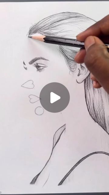 Pencil Art Drawings Videos, Instagram Drawing, Art How, Drawing Tutorials, Painted Paper, Kids Crafts, Art Videos, Art Drawing, Drawing Tutorial