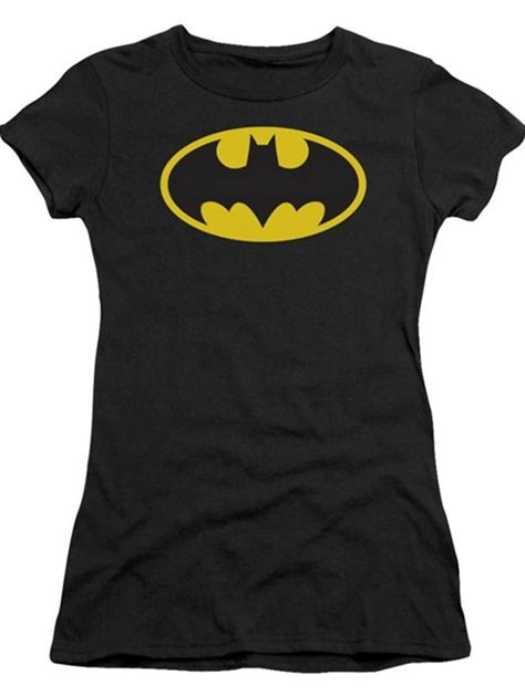 Batman Clothes, Dc Comics Women, Batman Shirt, Batman T Shirt, Dc Comic, Womens T Shirt, Classic Logo, Crop Shirt, Cap Sleeve