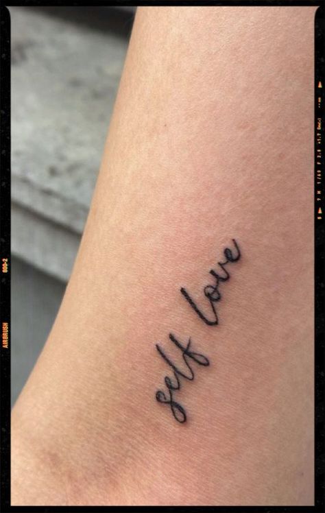 Selflove Tattoo Ideas, Pretty Captions, Jesus Tattoos, Love Quote Tattoos, Tattoos For Females, App Filter, Self Love Tattoo, Small Tats, Quote Tattoos