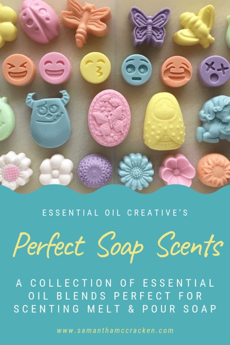 Perfect Essential Oil Soap Scents | Essential Oil Creative Soap Scents, Diy Soap Recipe, Soap Melt And Pour, Essential Oil Soap, Essential Oil Combinations, Handmade Soap Recipes, Soap Tutorial, Melt And Pour Soap, Essential Oil Blends Recipes