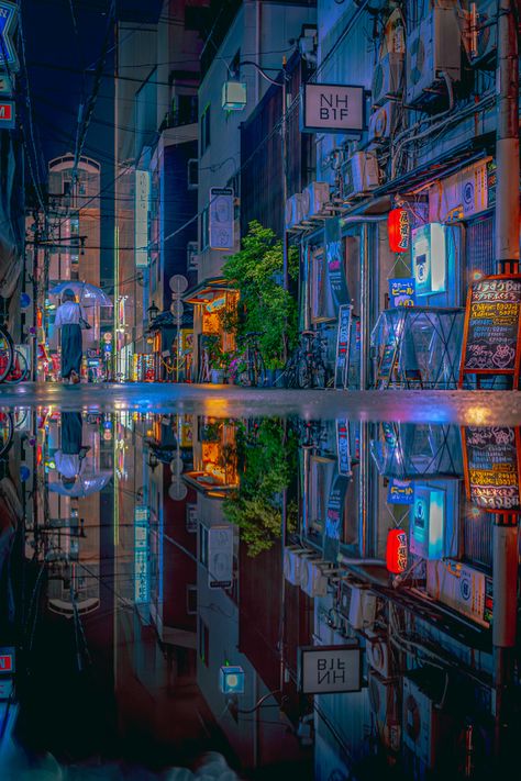 Lost in the Neon Wonderland of Osaka! 🌃🎆 Tokyo Override, Osaka Street, Neon Wonderland, Japan Osaka, Japanese Festival, City Skylines, Tokyo Night, Japan Street, Art Manga