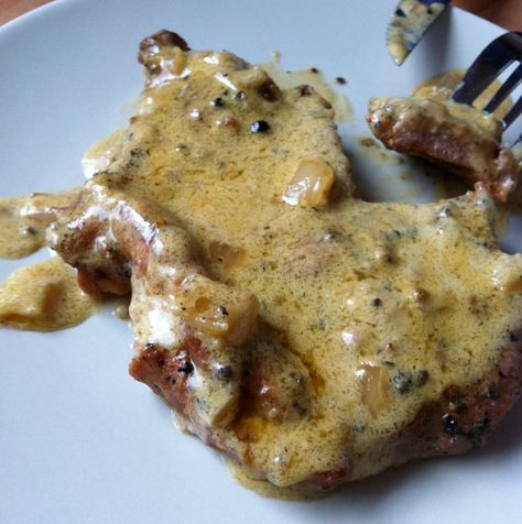 Pork Steak Au Poivre with Roasted Peppercorns - Polish Housewife Smoked Pork Shoulder, Pigs Fly, Pork Steak, Instant Pot Pork, Slow Cooker Pulled Pork, Weber Grill, My Love Language, Pork Sandwich, Yummy Casseroles