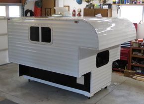 Homemade Pickup Camper Plans | Diy Truck Camper, Diy Slide, Slide In Truck Campers, Homemade Camper, Diy Camper Trailer, Truck Bed Camping, Cargo Trailer Camper, Pickup Camper, Camper Build