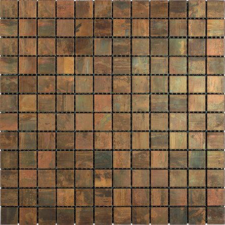 Copper Mosaic Tile, Penny Backsplash, Copper Kitchen Backsplash, Metallic Wall Tiles, Square Mosaic Tile, Metal Mosaic, Mosaic Tile Sheets, Metal Mosaic Tiles, Copper Tiles