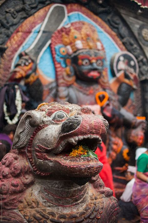 Kathmandu Durbar Square. | Stocksy United Nepal Kathmandu, Durbar Square, Top Places To Travel, Lord Shiva Statue, Nepal Travel, Dreamy Landscapes, Shiva Statue, Lord Shiva Pics, Lord Shiva Painting