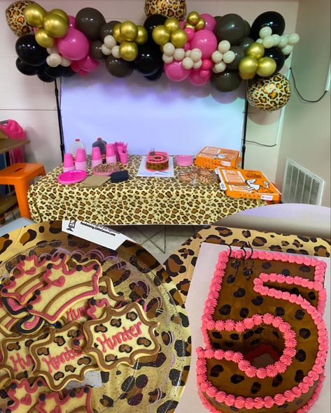 5 & Fabulous Birthday Party | Cheetah Print Birthday Party Cheetah Print Decorations Party, Cheetah Girls Party, Cheetah Print Birthday Party, Cheetah Print Birthday, Cheetah Print Party, Cheetah Birthday Party, Cheetah Party, Cheetah Birthday, 2000 Vibes