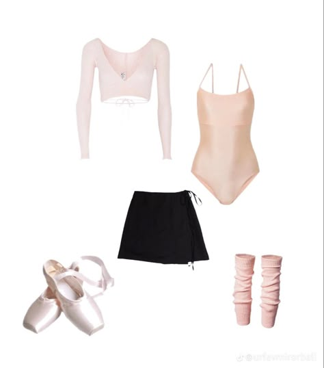 Cozy Ballet Outfit, Ballet Uniform Aesthetic, Ballet Clothes Aesthetic, Ballet Outfit Aesthetic, Ballet Outfit Practice, Ballet Clothes Outfits, Ballet Aesthetic Outfit, Ballet Uniform, Ballet Fits