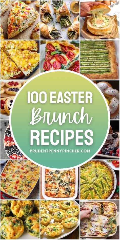 Celebrate Easter with one of these easy easter brunch recipes. From make ahead breakfast casseroles to savory frittatas, there are plenty of spring breakfast recipes that are perfect for a crowd. These easter brunch menu ideas wlil help you plan the perfect easter get together for the family. Brunch Pictures, Easter Brunch Ideas, Easter Brunch Recipes, Easy Easter Brunch Recipes, Easy Easter Brunch, Easter Brunch Menu, Springtime Recipes, Egg Benedict, Cocoa Cake