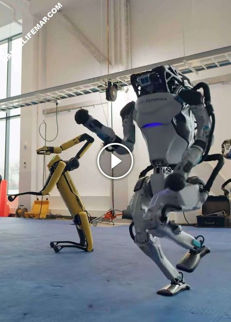 Awesome Dancing Robots from Boston Dynamics | DanceLifeMap Robot Videos, Robot Programming, Real Robots, Acro Dance, Robot Dance, Boston Dynamics, Big Robots, Futuristic Robot, Amazing Technology