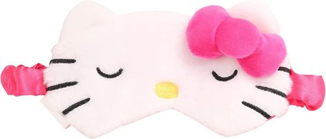 Block out the light and rest your eyes in the cutest way possible! Kitty Ideas, Eye Mask For Sleeping, Kitty Room, Kitty Theme, Train Trips, Hello Kitty Purse, Cat Coin Purse, Hello Kitty Keychain, Impressions Vanity