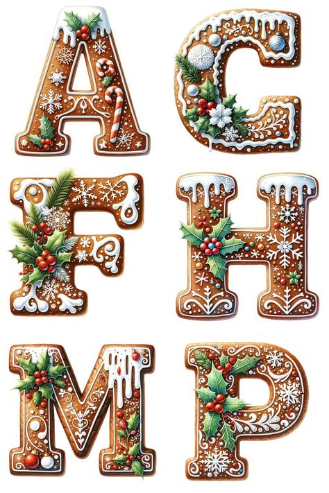 Christmas clipart Gingerbread Alphabet Free Printable, Gingerbread Letters Free Printable, Merry Christmas Printable Letters, Merry Christmas Alphabet Letters, Merry Christmas Letters Free Printables, Christmas Alphabet Letters Printable, Fondant Mouse, Merry Christmas Lettering Design, Gingerbread Alphabet