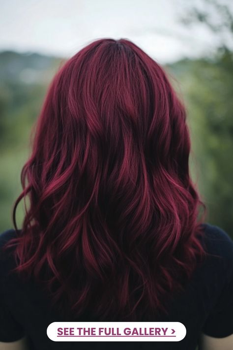 This pin showcases deep red hair color ideas. It features a variety of shades and styles, providing inspiration for anyone looking to dye their hair a vibrant, rich red. Explore these stunning transformations and find the perfect deep red hue to enhance your look.