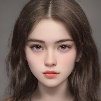 Artbreeder Portraits, Character Inspiration Girl, Digital Portrait Art, Face Characters, Uzzlang Girl, Human Face, Illustration Girl, Digital Art Girl, 인물 사진