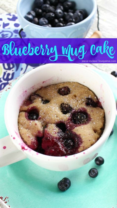 Blueberry Muffin Mug Cake, Muffin Mug Cake, Blueberry Mug Cake, Microwave Mug Cake, Microwave Mug, Easy Mug Cake, Chocolate Hazelnut Cake, Buckwheat Cake, Blueberry Season