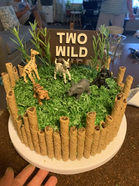 Birthday Cake For Two Year Old, Two Year Old Jungle Theme Party, Two Wild Birthday Party Cake, Zoo Cake Birthday, Two Year Old Zoo Birthday Party, Two Year Old Safari Birthday, Born Two Be Wild Cake Ideas, Born 2 Be Wild Birthday Cake, Two Wild Birthday Cake Boy