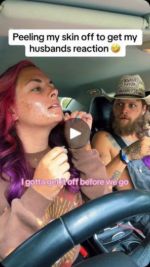 31K views · 56K reactions | His REACTION at the END! 🤣 I didn’t mean to throw it at his face 😭 @_southernsweetie 🤣 #fyp #husbandwife #reaction #foryoupage #couplesgoals #viralvideo #hillbillyandsweetie #couplevideos #couplecomedy #couples #prank #husbandandwife #marriedlife #funnyvideos #peelingskin #skinpeeling #pranks #peelingprank peeling skin prank on husband 😂🤣 | William Oneal | thecrazyhillbillygaming · Original audio