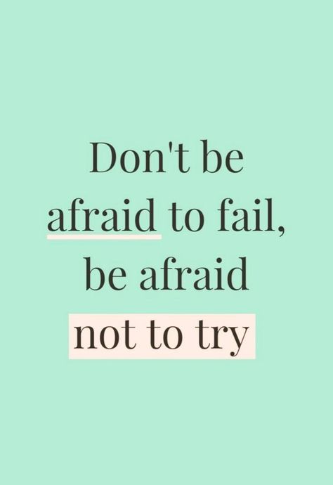 Dont Afraid Quotes, What If I Fail Quote, Don't Be Afraid Quotes, Fail Quotes Motivation, Dont Be Afraid Quotes, Motivation Widget, Afraid Quotes, Meaningful Questions, Try Quotes