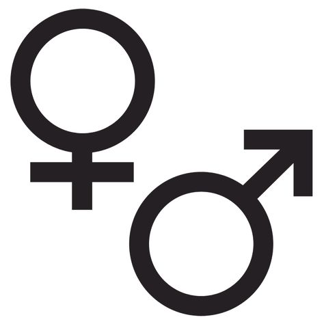 male and female symbol tattoo idea