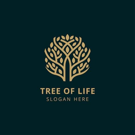 Tree logo design template vector illustr... | Premium Vector #Freepik #vector #oak-logo #root-logo #abstract-tree #oak-tree Family Tree Logo, Tree Of Life Logo, Spa Logo Design, Hotel Logo Design, Hair Logo Design, Makeup Logo Design, Tree Logo Design, Logo Desing, Logo Presentation