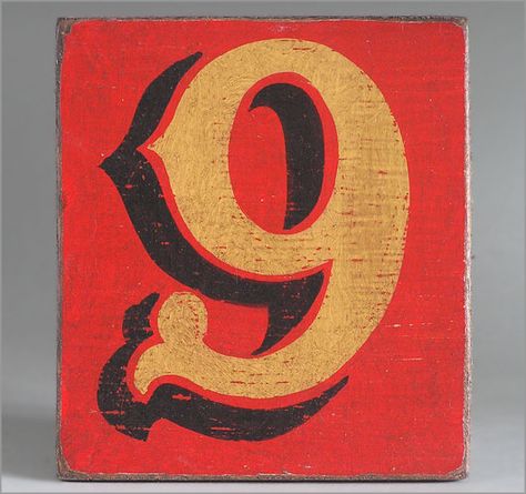 Retro Signage, Ancient Alphabets, Hand Painted Wooden Signs, Hand Lettering Inspiration, Fancy Letters, Hand Lettering Art, Sign Writing, Number 9, Cute Fonts