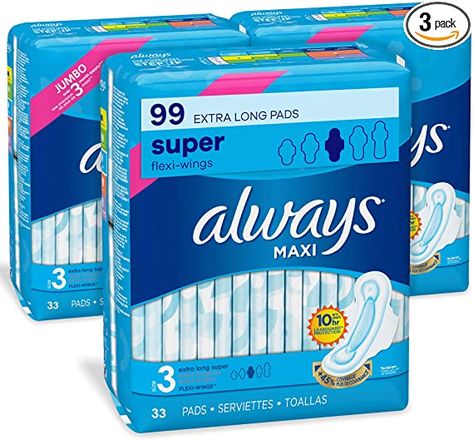 Feminine Product Storage, Always Maxi Pads, Always Pads, Nurse Kit, Period Box, Feminine Pads, Feminine Products, Maxi Pad, Pads Tampons