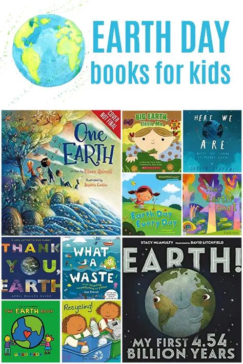 Earth Day Books, Kids Learning Games, Spring Classroom Activities, Earth Activities, Books And Activities, Daycare Themes, Elementary Books, Earth Week, Family Projects