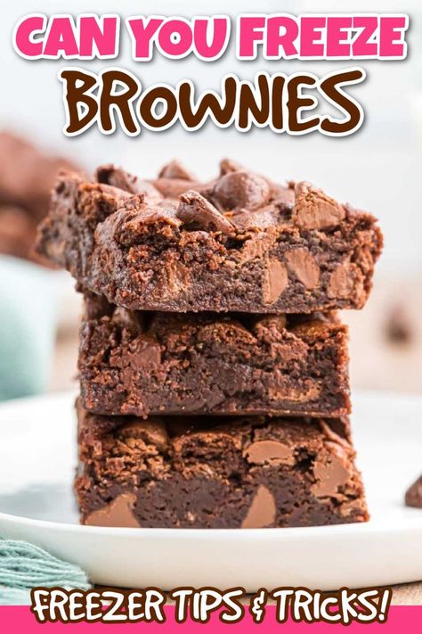 Freezing Brownies, Rocky Road Brownies, Gooey Brownies, Glass Pan, Rocky Road, Brownie Cookies, Chocolate Brownies, Many People, Cocoa Powder