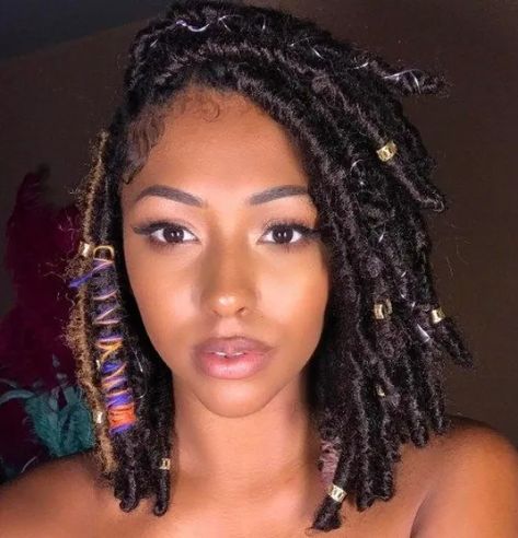 Faux Locs Styles, Megan Good, Crochet Dreadlocks, Color Rubio, Short Locs Hairstyles, Marley Hair, Goddess Braids Hairstyles, Faux Locs Hairstyles, Locs Hairstyles