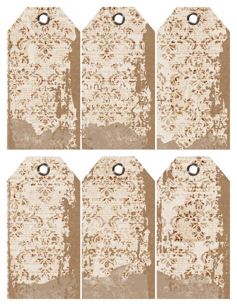 Vintage Hang Tags, Vintage Gift Tags, Homemade Journal, Scrapbooking Retreats, Papel Vintage, Scrapbook Storage, Scrapbook Organization, Shabby Chic Gifts, Free Vintage Printables