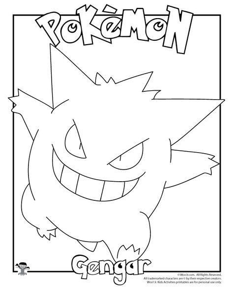 Gengar Coloring Page, Pokémon Colouring, School Sheets, Pokemon Coloring Sheets, Ballerina Coloring Pages, Bug Coloring Pages, Snake Coloring Pages, Easter Cartoons, Panda Coloring Pages