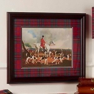 Tartan Decor, Royal Stewart Tartan, Classic Christmas Decorations, Tally Ho, English Country Decor, Hunt Scene, Stewart Tartan, Equestrian Decor, Fox Hunting