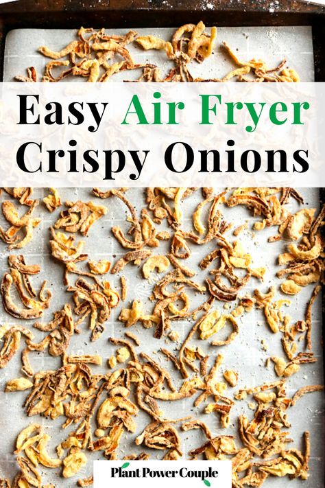 Gluten Free Crispy Onions Air Fryer, Homemade French Fried Onions Gluten Free, Homemade Frenches Fried Onions, Air Fried Crispy Onions, Gluten Free French Fried Onions Air Fryer, Gluten Free Fried Onions Air Fryer, Gf Crispy Fried Onions, Gluten Free Crispy Onion Topping, Air Fryer French Fried Onions