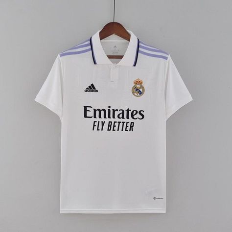 Real Madrid Replica Home Soccer Jersey 2022/23 Real Madrid 2022, Real Madrid Kit, Camisa Adidas, Real Madrid Shirt, Real Madrid Football, Football Lovers, Football Kits, Football Jerseys, Soccer Jersey