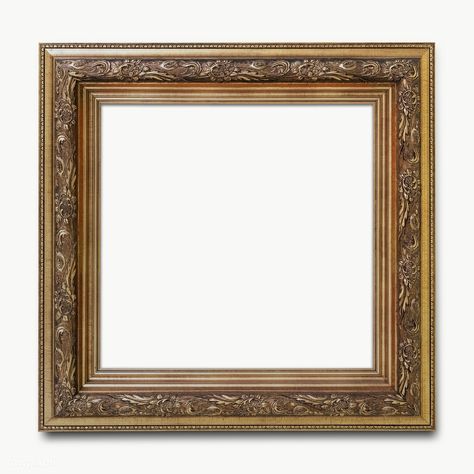 Picture Frame Template, Empty Picture Frames, Png Images For Editing, Scrapbook Frames, Oil Painting Frames, Old Picture Frames, Frame Border Design, Vintage Photo Frames, Personalized Picture Frames