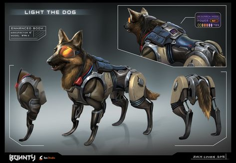 Dog Armor Concept Art, Mech Animals, Cyberpunk Animals, Mechanical Dog Art, Mecha Animals, Cyberpunk Dog, Alien Dog Concept Art, Robotic Dog Concept, Sci Fy