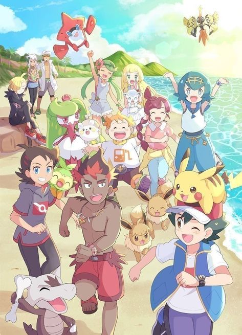 Kiawe Pokemon, Latios Pokemon, Satoshi Pokemon, Pokemon Ash Ketchum, Pokemon Kalos, Pokemon Sun And Moon, Green Pokemon, Pokemon Adventures Manga, Cool Pokemon Wallpapers