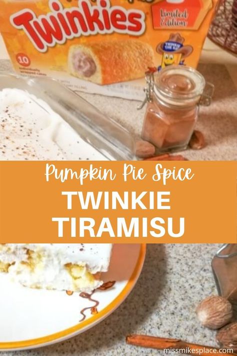 Twinkie Tiramisu, Twinkie Desserts, Tiramisu Recipes, Twinkie Cake, Classic Tiramisu, Easy Tiramisu Recipe, Pumpkin Dip, Pumpkin Beer, Tiramisu Dessert