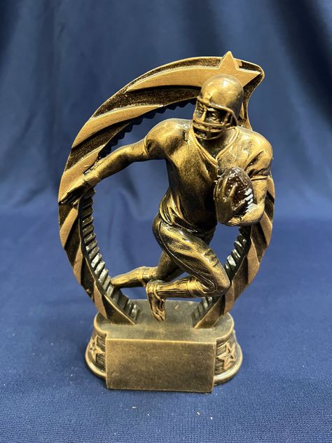 Personalized Fantasy Football Trophy - GOAT Award for League Winner - Engraved Champion Trophy for Fantasy Football Lovers Champion Trophy, Football Trophy, Fantasy Football Trophy, Champions Trophy, Football Lovers, Fantasy Football, Goats, Football, American Football