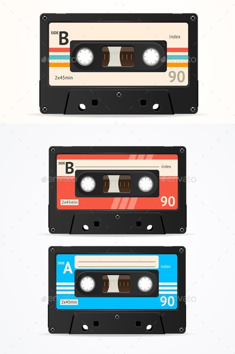 Colorful Cassette Tape Old Set - Man-made Objects Objects Cassette Tape Art, Wallpapers Beautiful, Adult Party Themes, Projets Cricut, Tape Art, Audio Cassette, Cassette Tape, Retro Aesthetic, Cassette Tapes