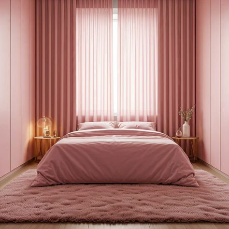 Statement Walls, Pink Bedroom Design, Pink Bedroom Ideas, Pink Bedroom Decor, Pink Bedrooms, Soft Feminine, Statement Wall, Bedroom Refresh, Pink Bedroom