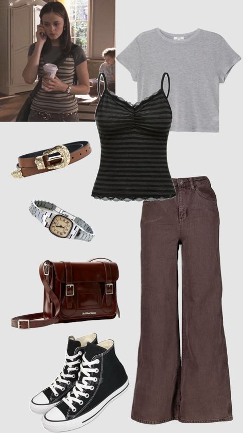 rory gilmore 2000s Fashion Inspiration, Rory Gilmore Style, 80s Inspired Outfits, Gilmore Girls Outfits, University Outfit, Modesty Outfits, Casual Preppy Outfits, Rory Gilmore, Cute Everyday Outfits