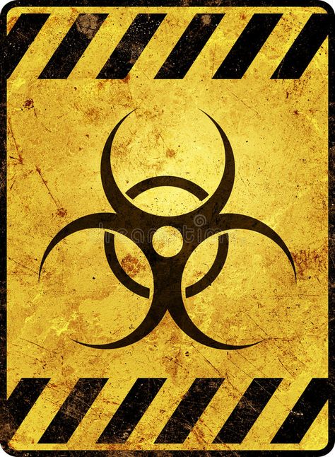 Biohazard Warning Sign. An rusty biohazard warning sign in yellow and black , #AFF, #Sign, #rusty, #Biohazard, #Warning, #biohazard #ad Hazard Background, Biohazard Tattoo, Biohazard Sign, Bio Hazard, Biohazard Symbol, Hazard Sign, Zombie Art, Graffiti Wallpaper, Warning Sign